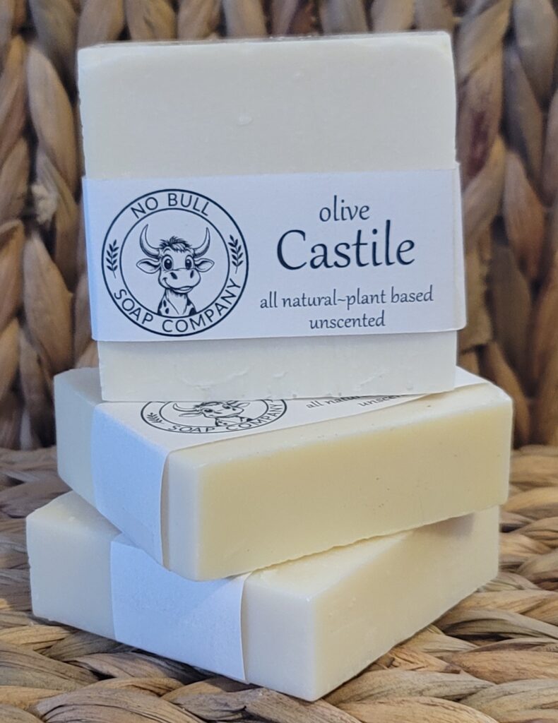 simple and pure. plant based soap. olive oil bar soap. castile soap