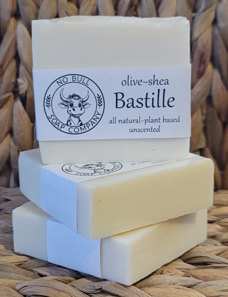 Olive and shea bastille bar soap. no coconut.  Unscented.
